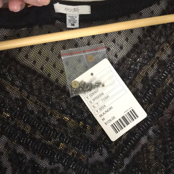 Ecote embellished Duster size M NWT - Picture 4 of 5